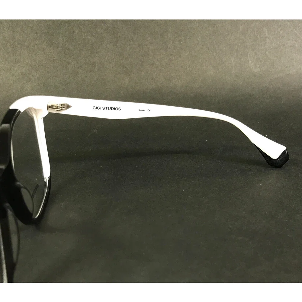 Gigi Studios Eyeglasses Frame EXTREME 6878/1 1501 White Black Full Rim 52-17-140